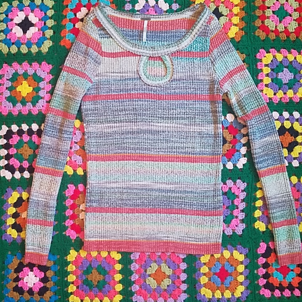 Free People sunshine daydream sweater medium